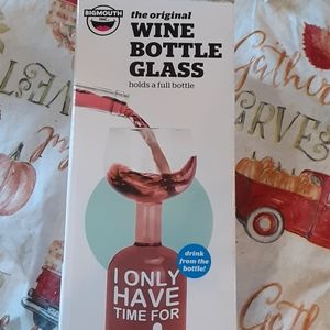 Wine bottle glass